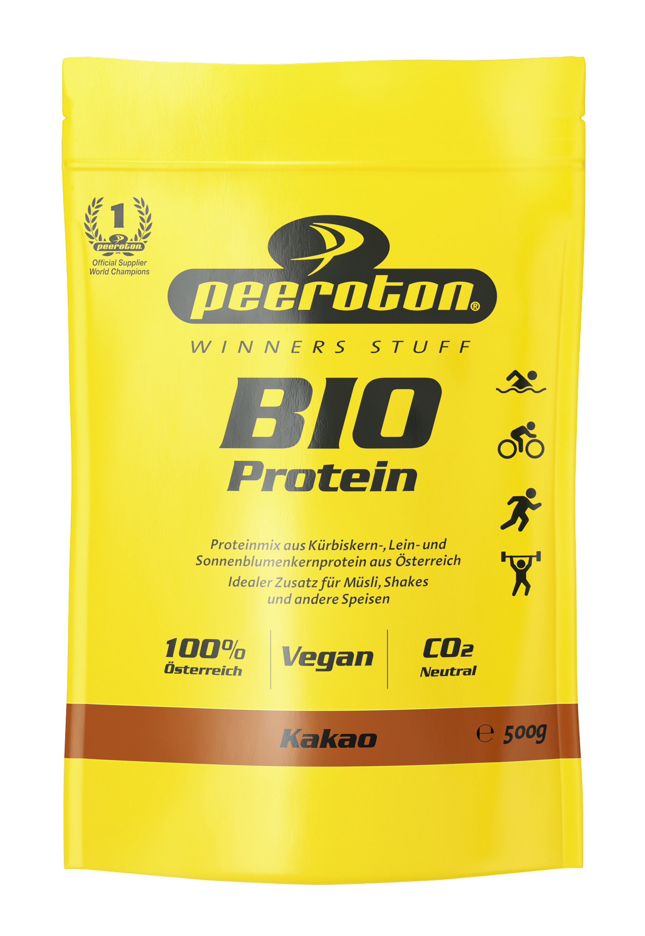 peeroton BIO Protein Kakao 500 Gramm MHD 31.07.2024