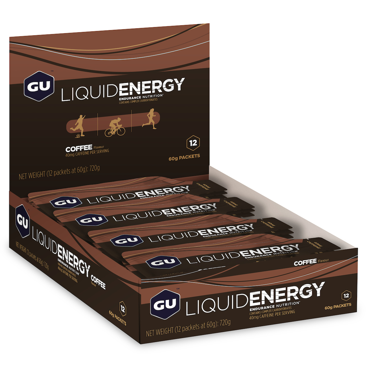 GU Liquid Energy Gel 12 x 60 Gramm MHD 07.01.2024 Coffee Kaffee