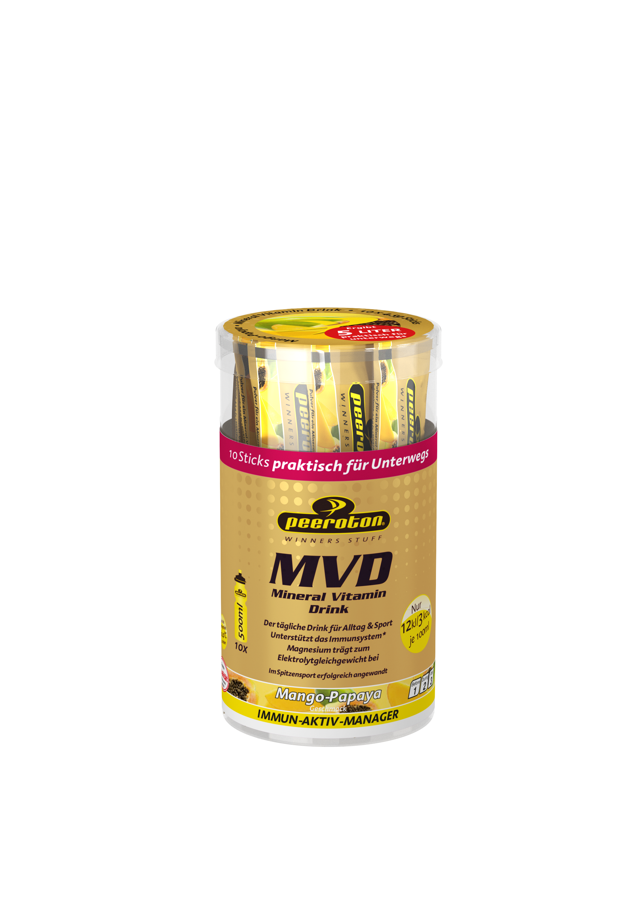 Peeroton MVD Mineral Vitamin Drink Sticks (10 x 4,5 g Sticks)