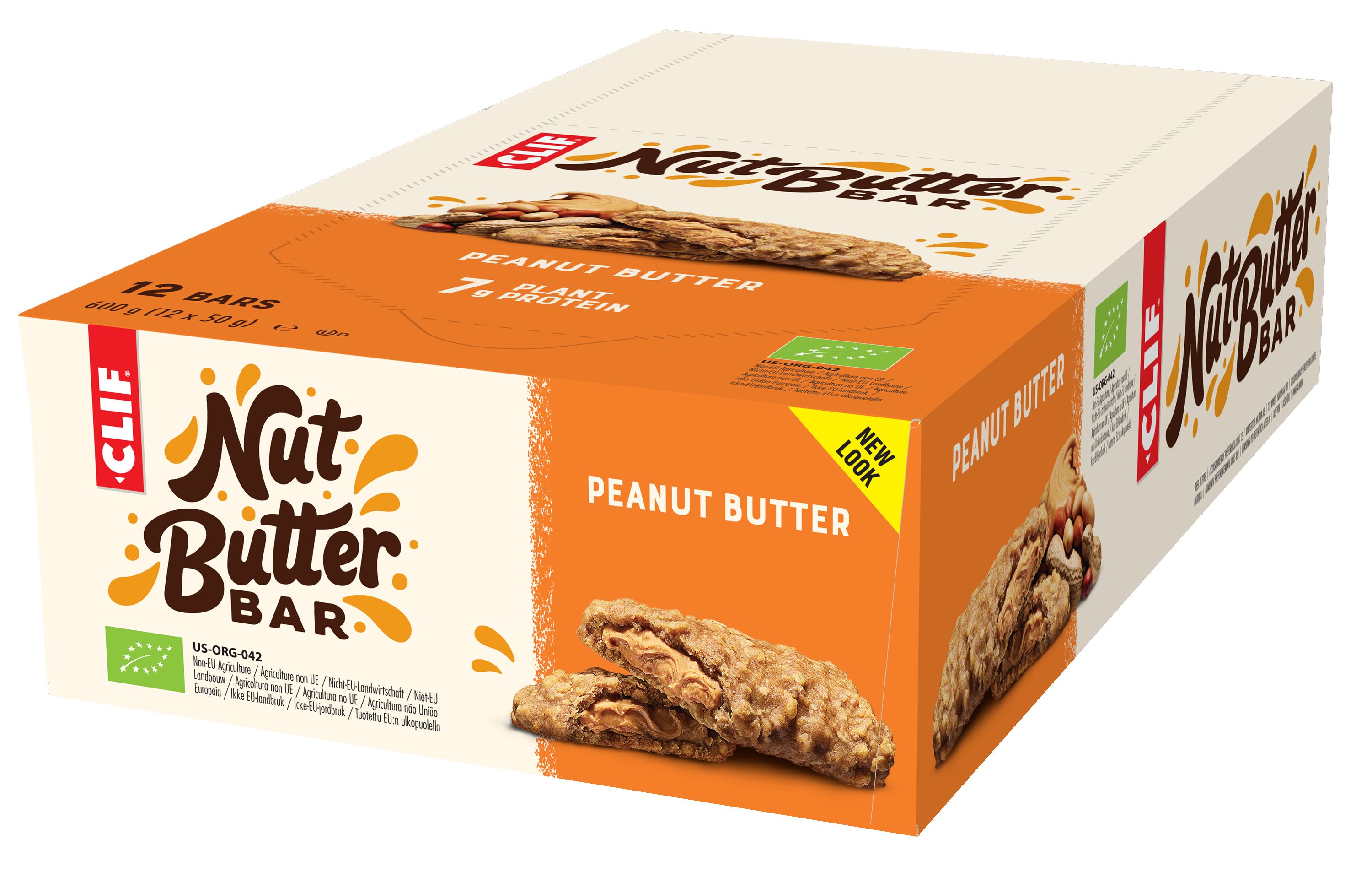 CLIF Bio Energie Riegel Nut Butter Bar Peanut Butter MHD 09.03.2023