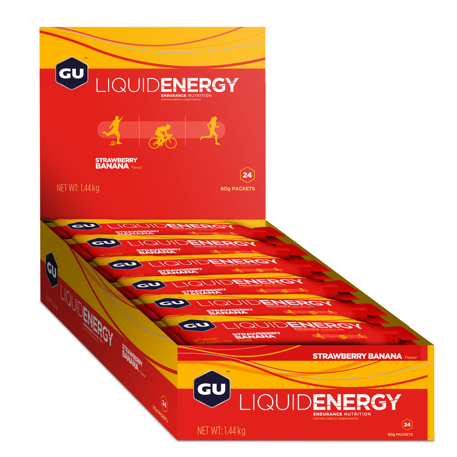 GU Liquid Energy Gel MHD 19.04.2023 Strawberry Banana Erdbeere Banane