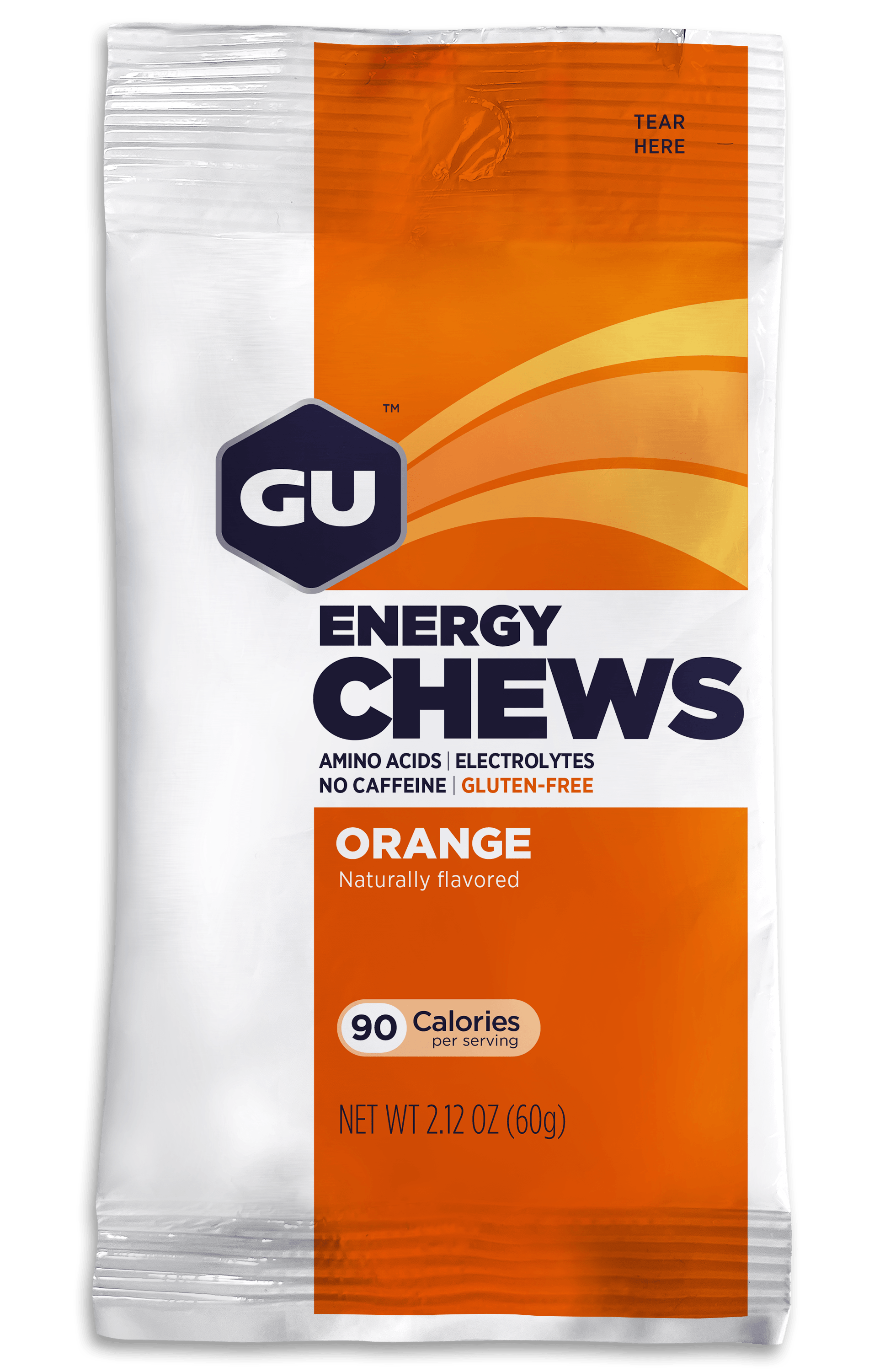 GU Energy Chews Fruchtgummis 60 Gramm MHD 01.12.2023 Orange